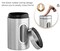 Large Kitchen Canister Sets, 50 oz. Kitchen Canisters with Visible Window, Airtight Coffee Tea Sugar Container Set, 3 Piece Stainless Steel Food Storage Containers